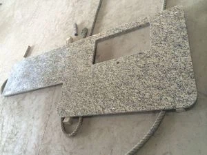 China Graniet, Golden Autumn Countertop, Giallo Golden Autumn Kitchen Top, Gele Countertop